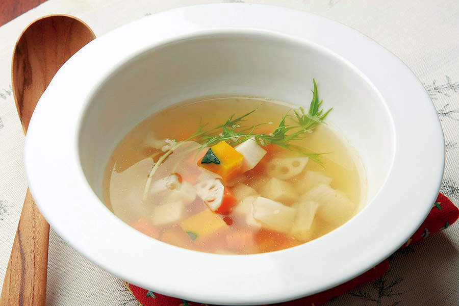 根野菜のスープ