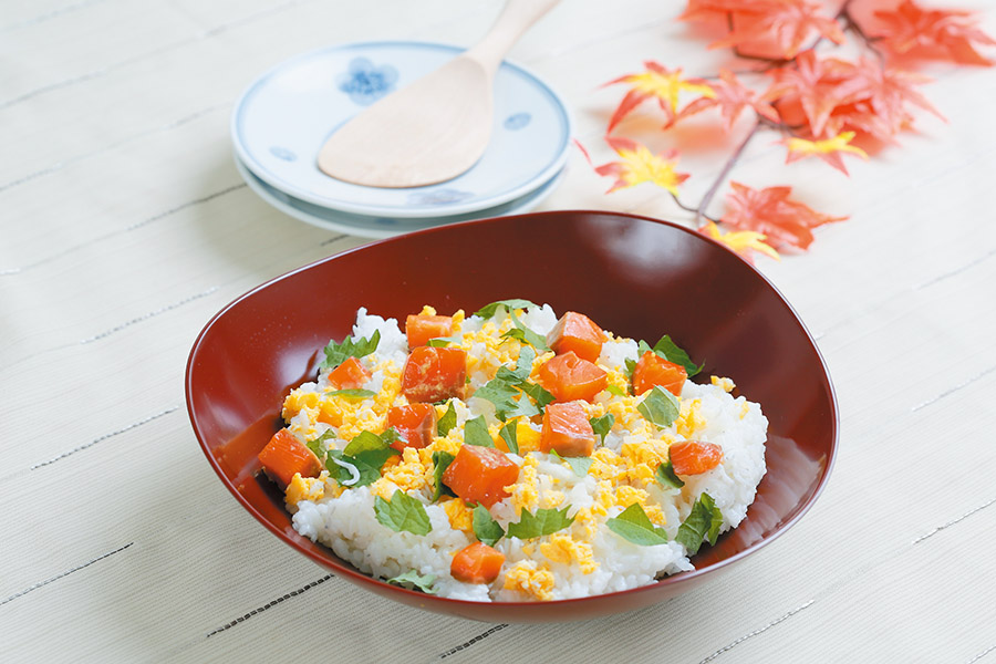 サーモンとしらすのさっぱりちらし寿司