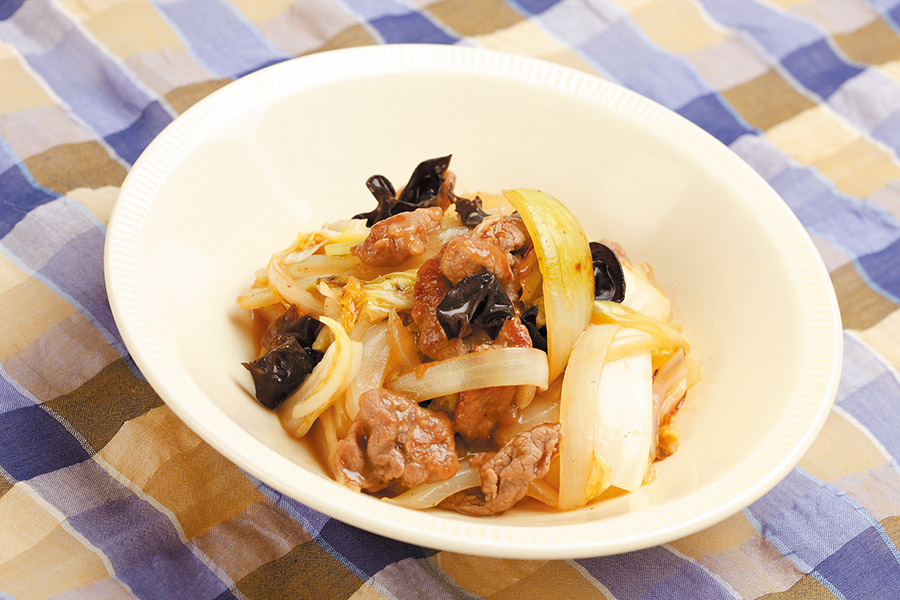 牛肉と白菜のオイスター煮