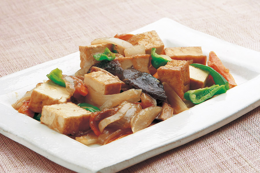 生揚げの甘酢あんかけ