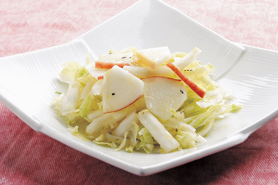 白菜とりんごの冬サラダ