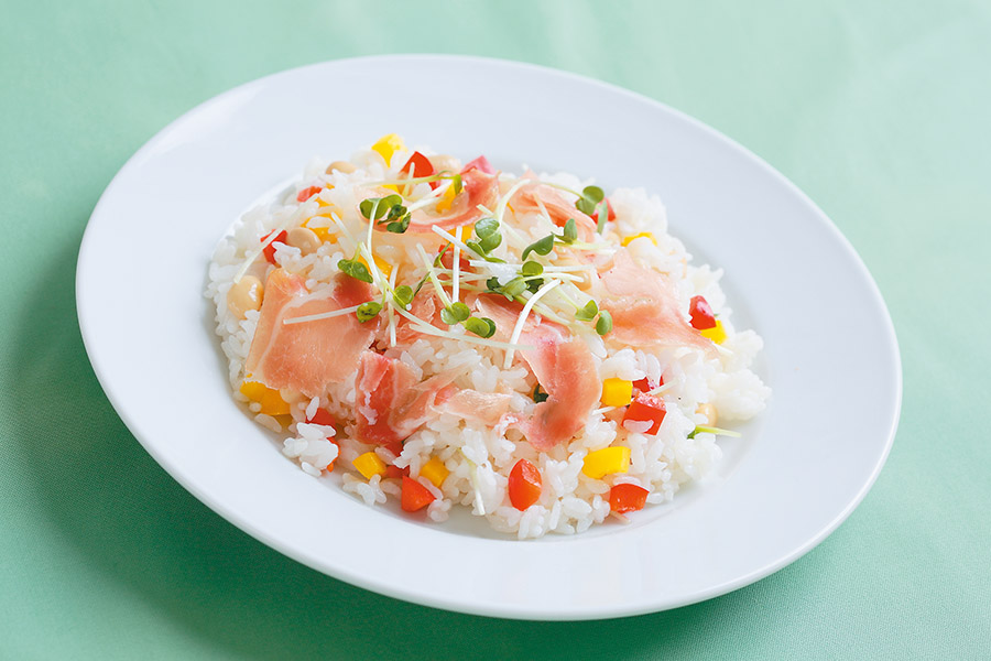 簡単ライスサラダ