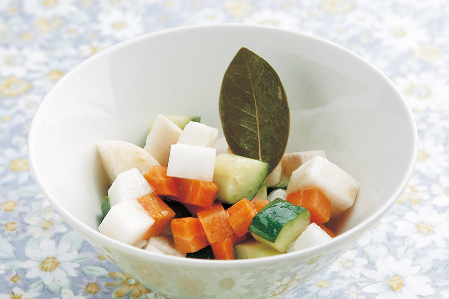 角切り野菜のマリネ