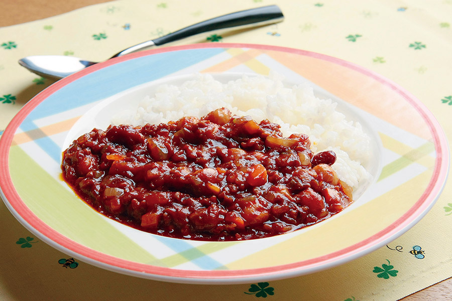 豆のキーマカレー