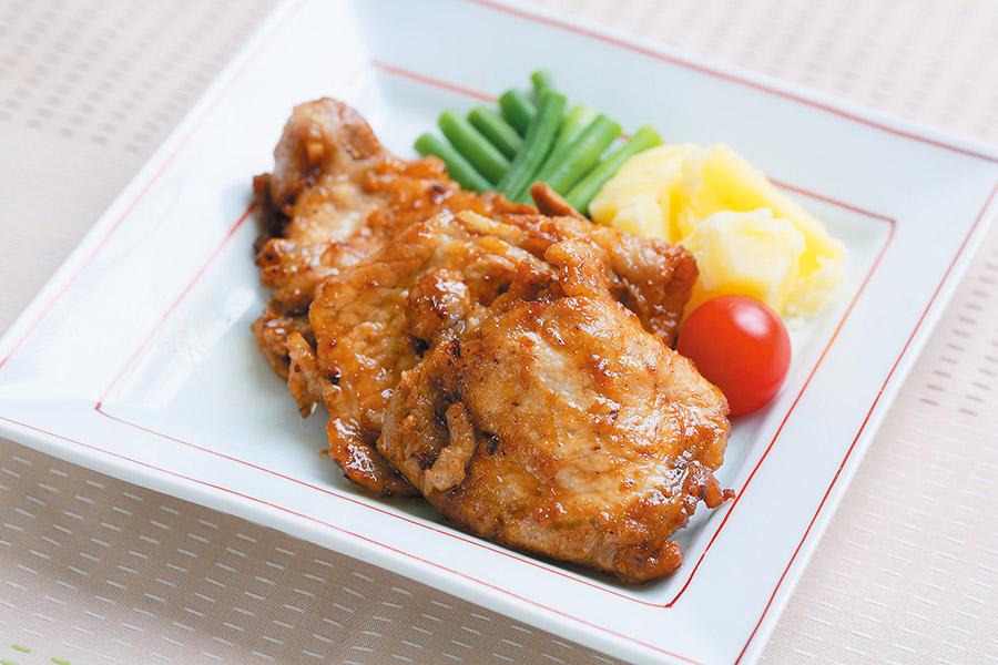 豚ロース肉のしょうが焼き