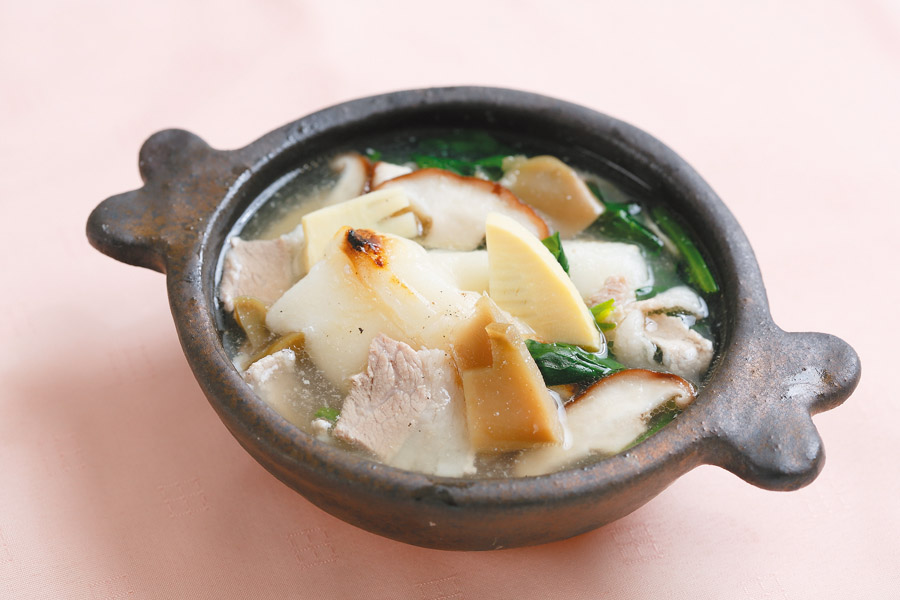 豚肉とザーサイのスープ