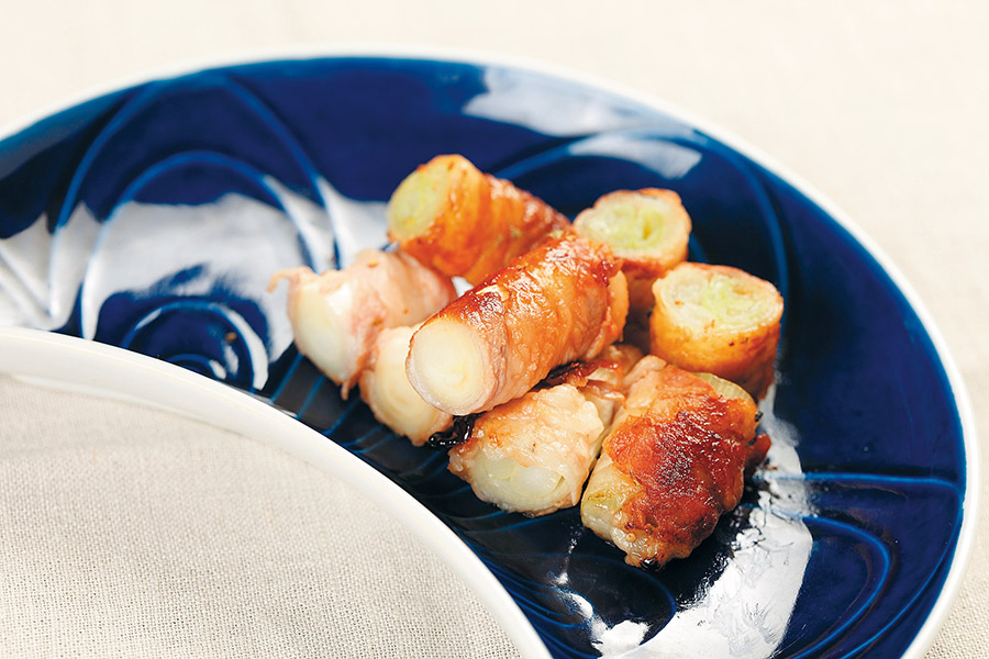 長ねぎの豚肉巻き