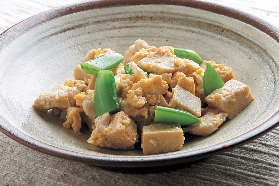 高野豆腐のふんわり卵