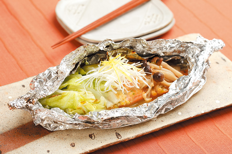 鮭のちゃんちゃん焼き風