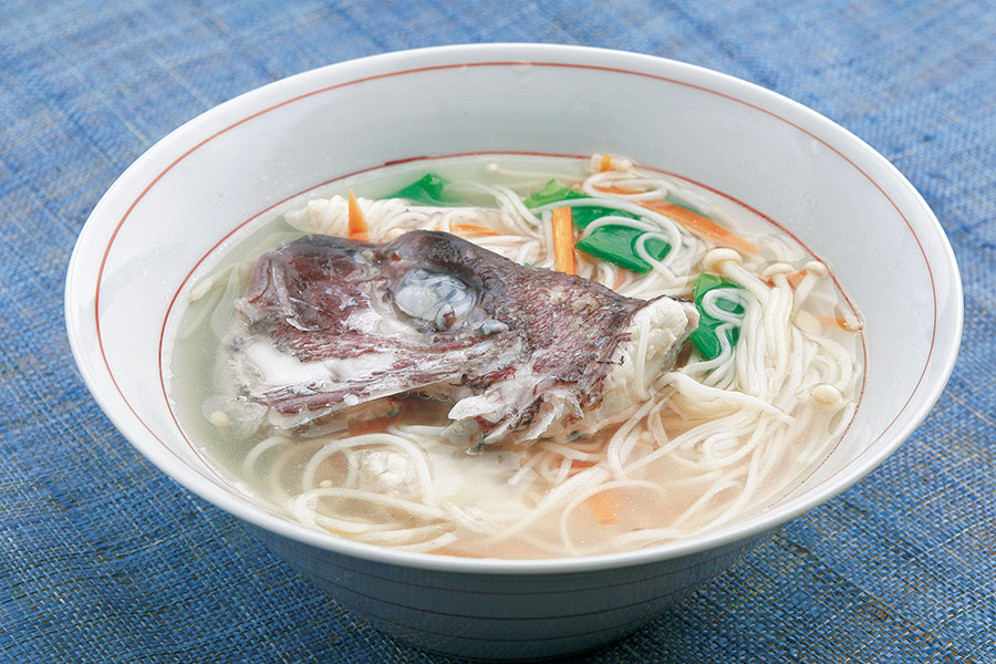 鯛のあらそうめん