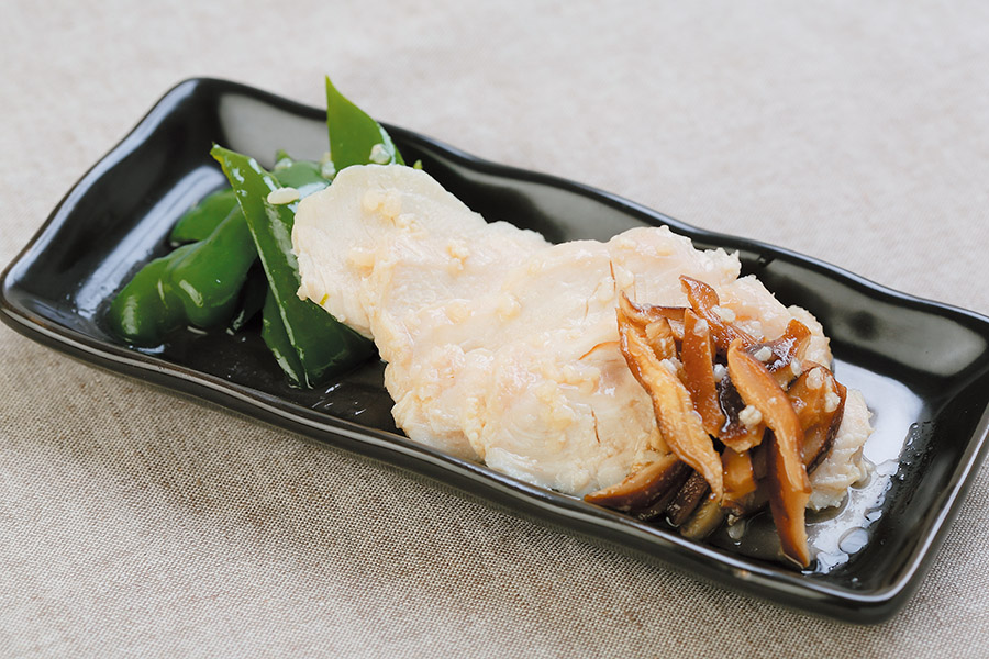 鶏肉の塩麹漬け レンジ蒸し