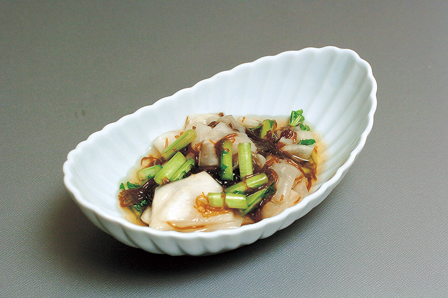 かぶともずくの酢のもの