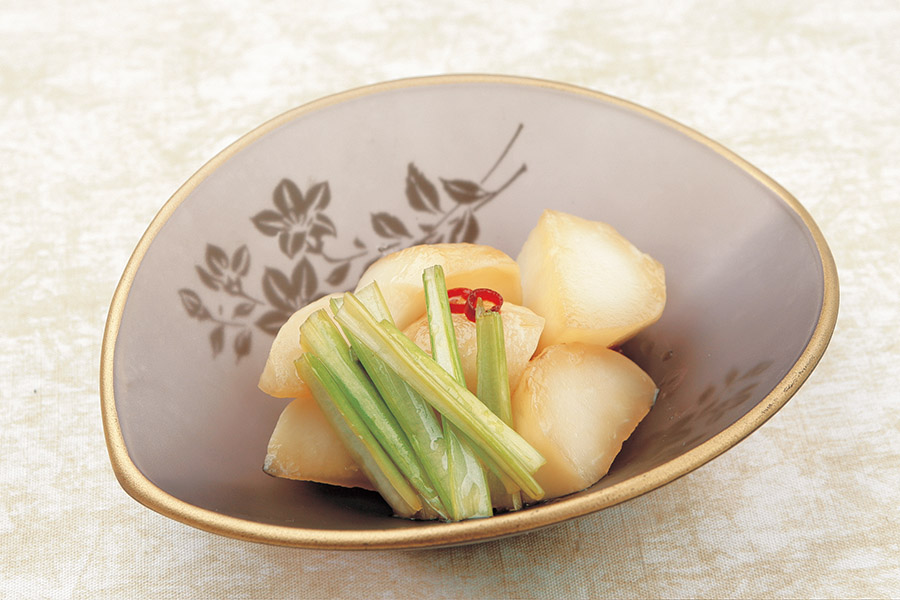 かぶの炒めあえ