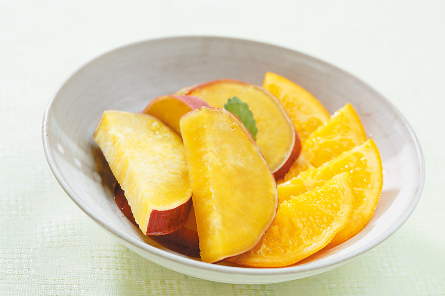 さつまいものオレンジ煮