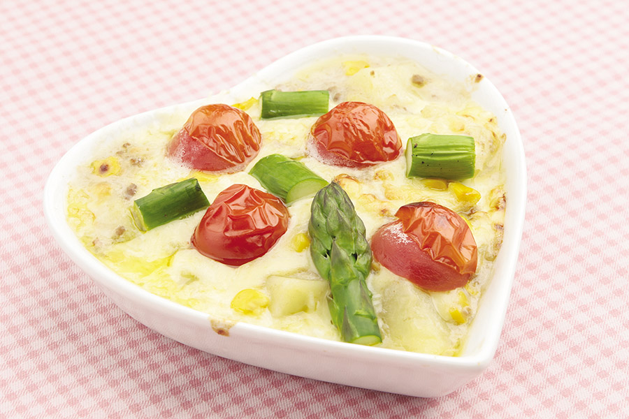 ひき肉とポテトのグラタン