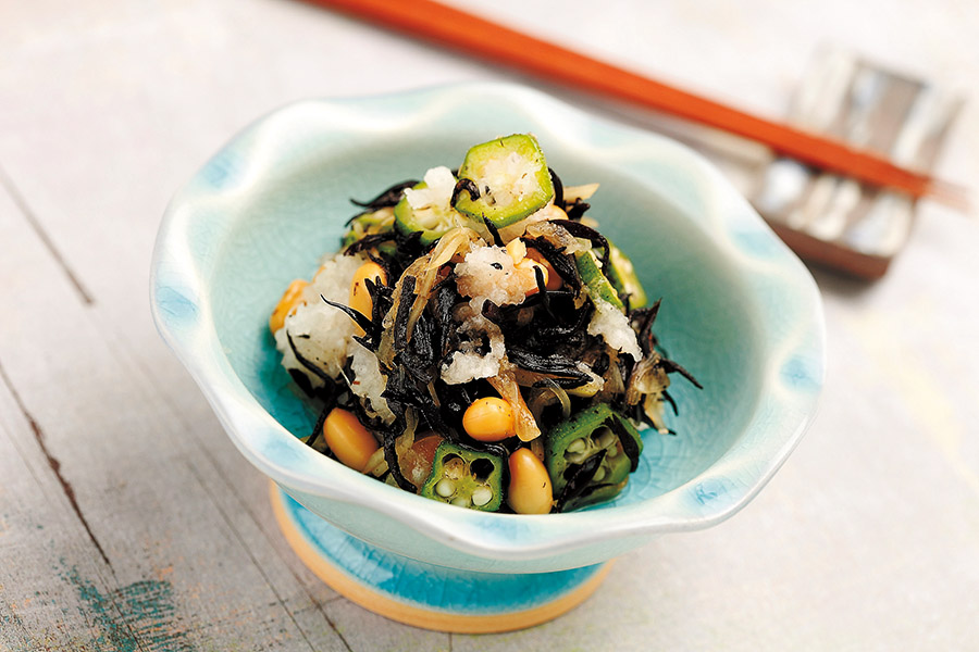 ひじきと大豆のおろしあえ