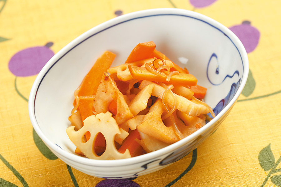 れんこんとしらたきのきんぴら