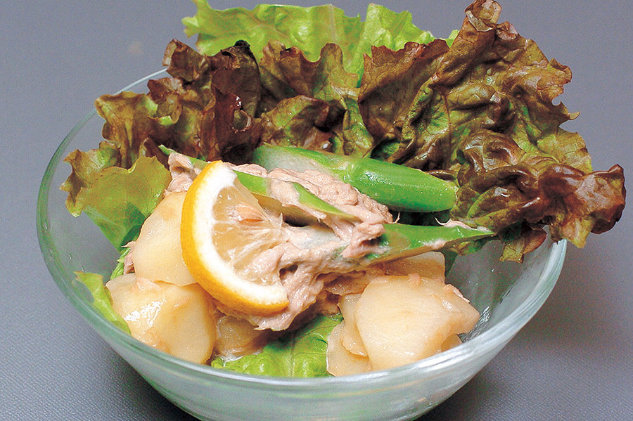 アスパラとポテトのツナマヨサラダ