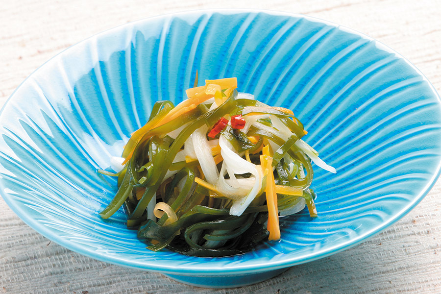サラダ昆布と白菜の酢のもの
