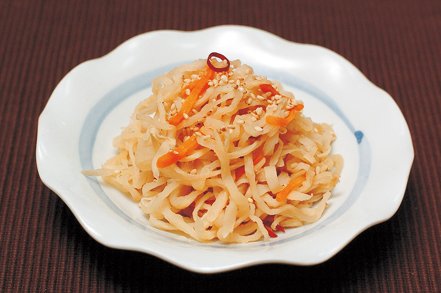 切干のピリ辛漬け