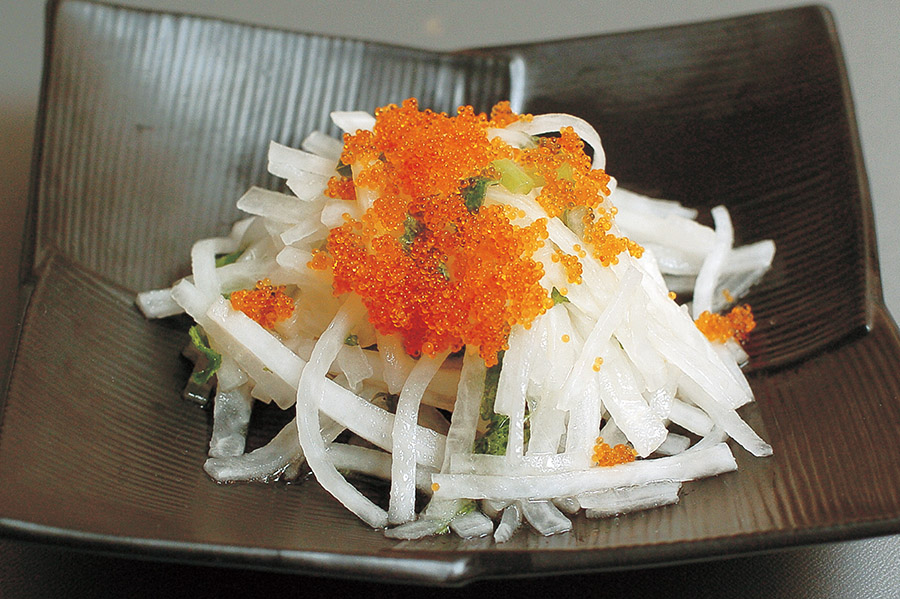 大根ととびっこのサラダ