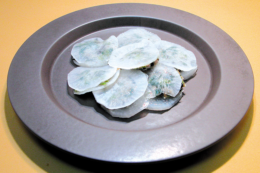 大根のカルシウム餃子