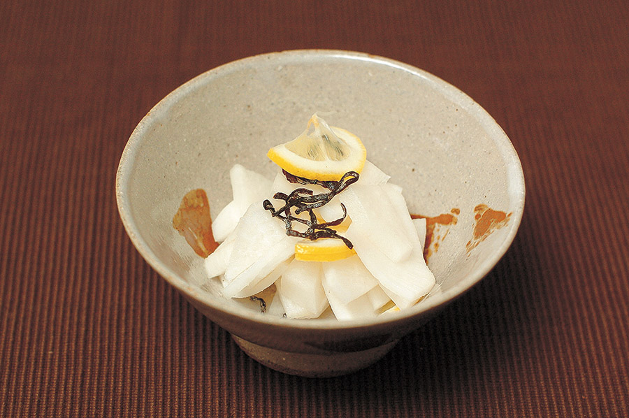 大根のレモンあえ
