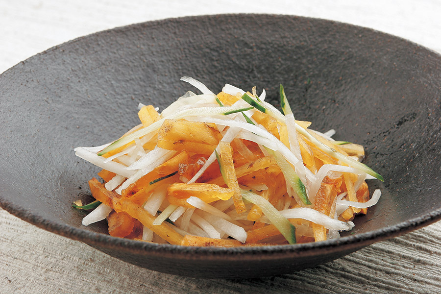 柿の三色なます