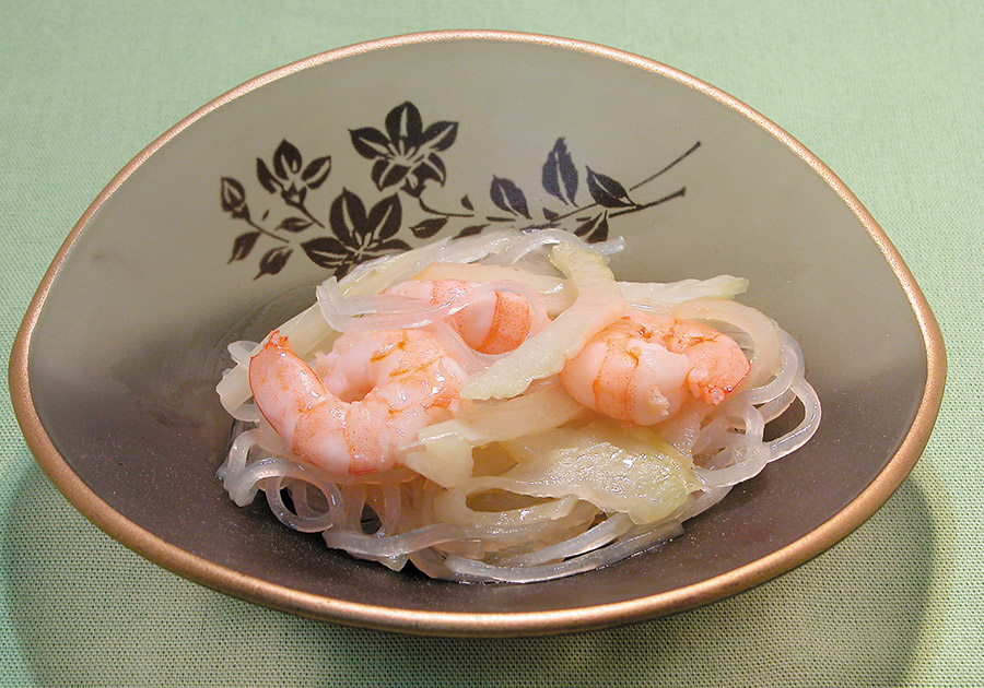 海老とセロリの中華サラダ