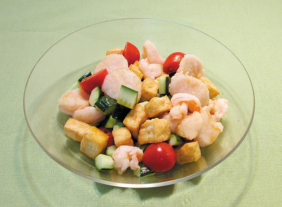 海鮮豆腐の冷菜