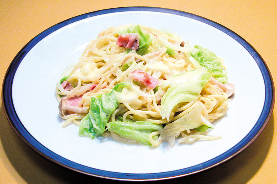 豆乳クリームパスタ