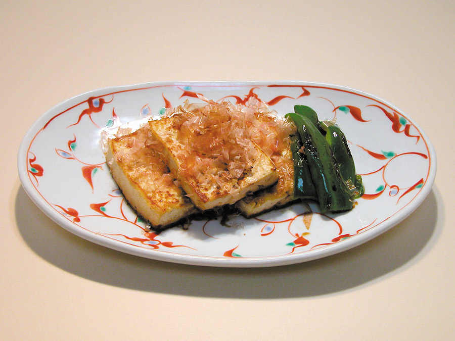 豆腐のステーキ