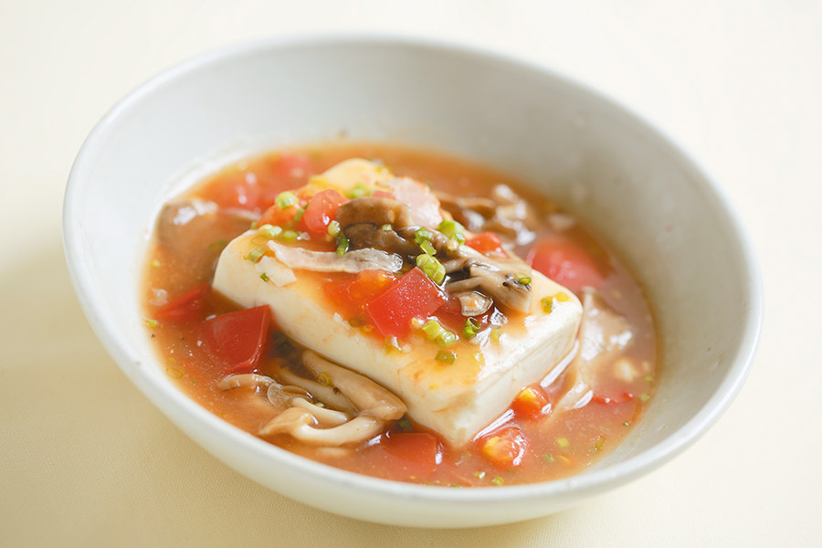 豆腐のトマトあんかけ