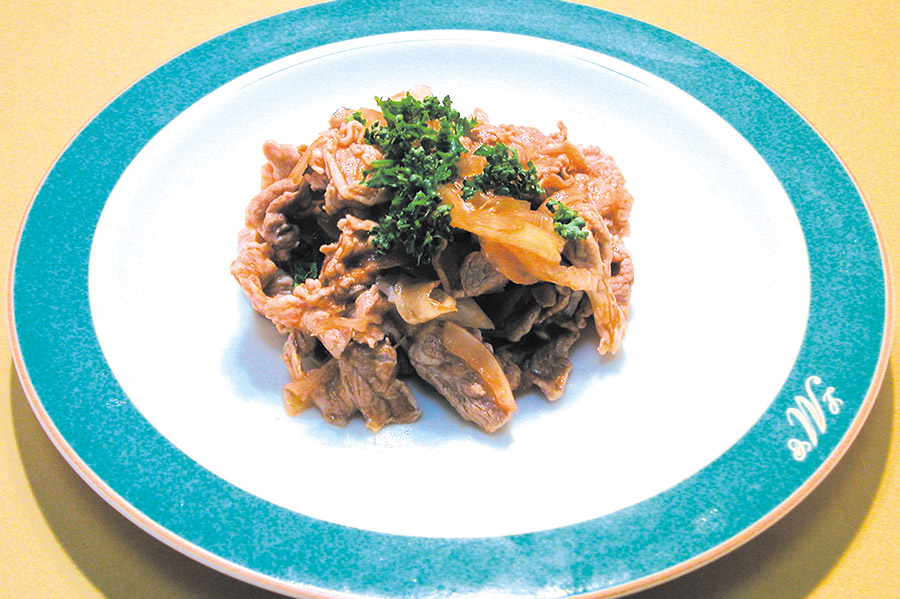 豚肉のソースマリネ