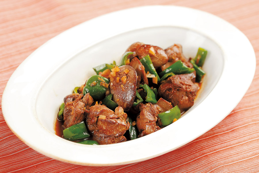 鶏レバーの甘辛煮