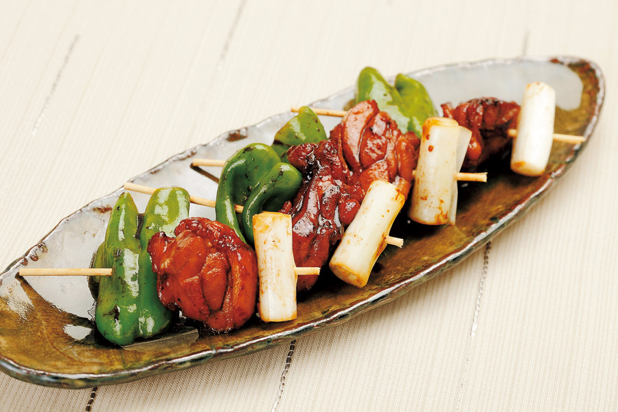 鶏肉の照り焼き串