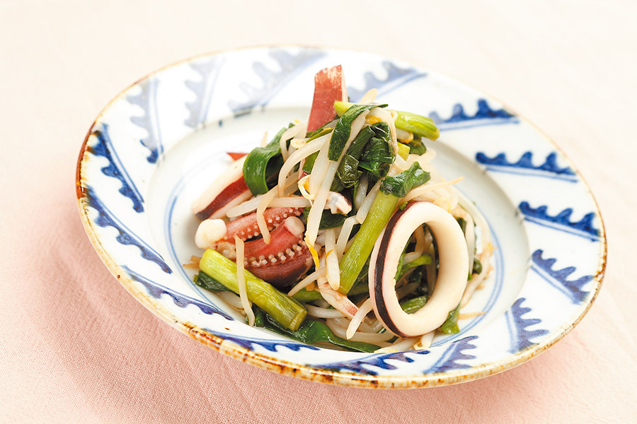 いかともやしの炒めもの