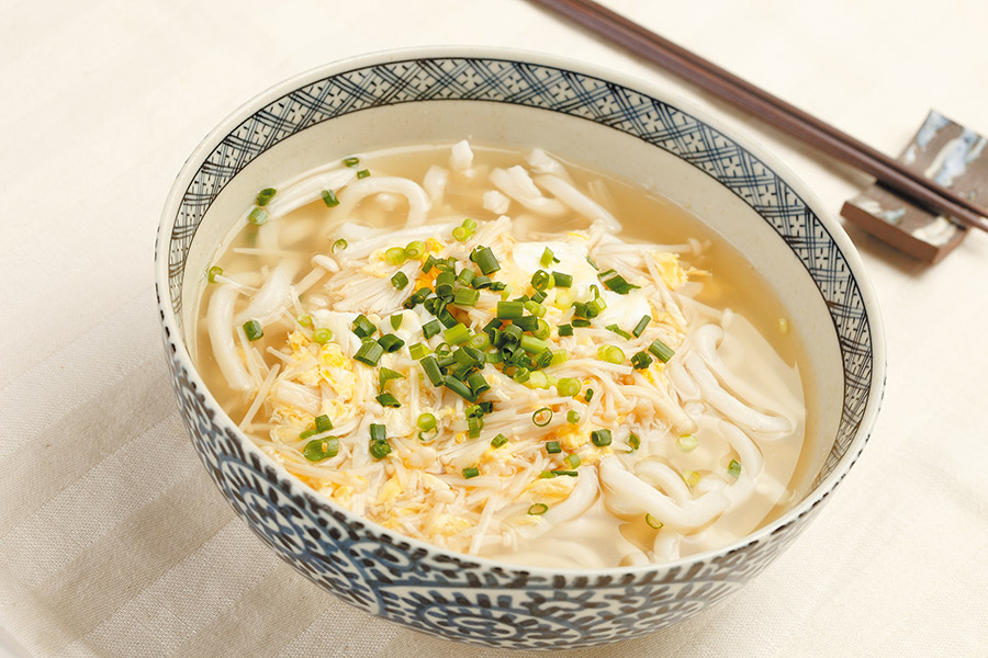 えのきの卵とじうどん