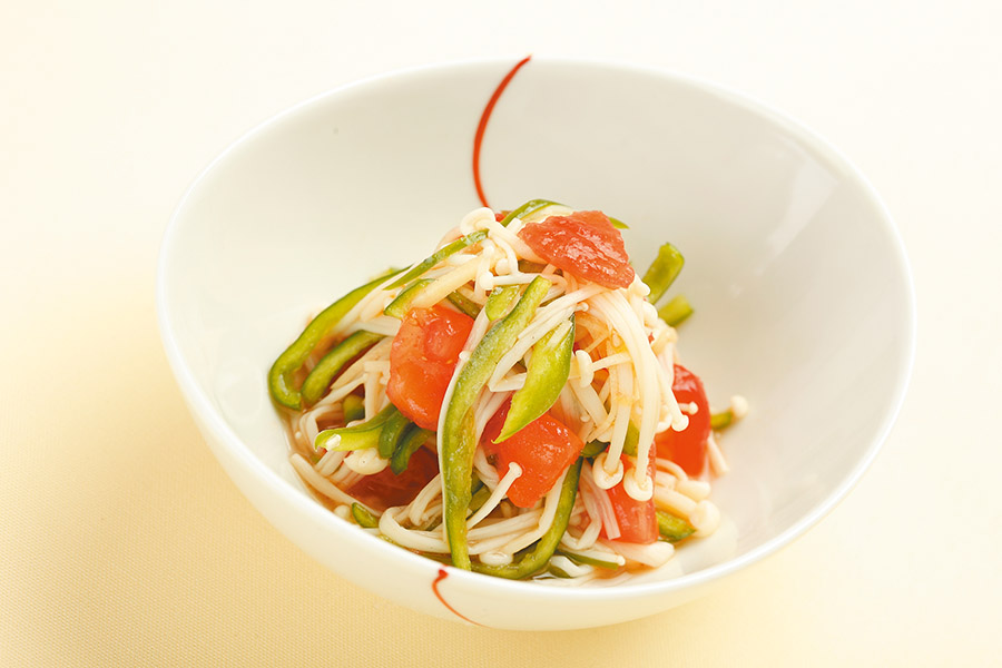 トマトとえのきのサラダ