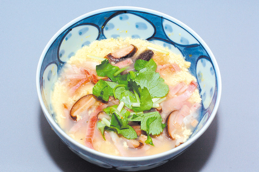 卵蒸しの野菜あんかけ