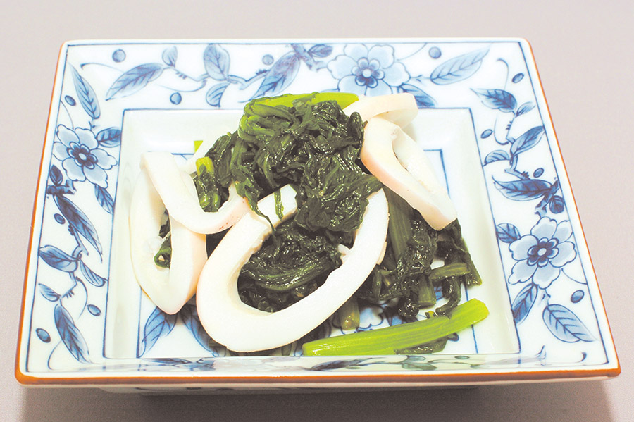 春菊の中華風サラダ