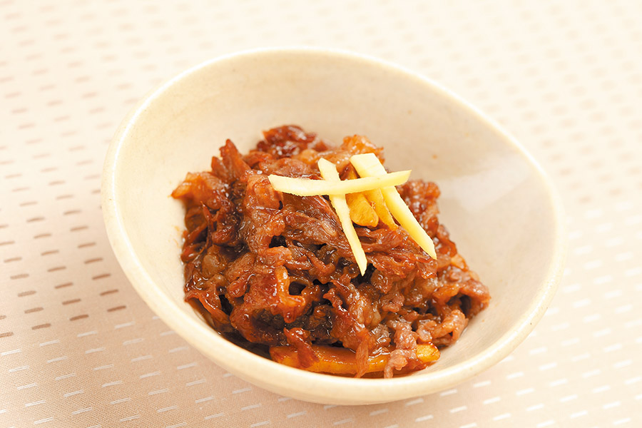 牛肉と新しょうがの炒め煮