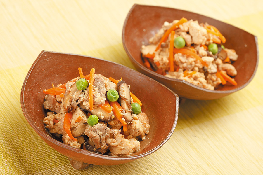 豚肉の炒り豆腐