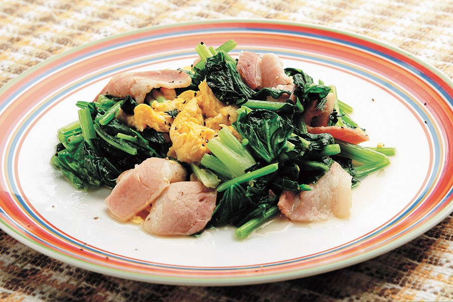 ほうれん草と卵の栄養満点ソテー