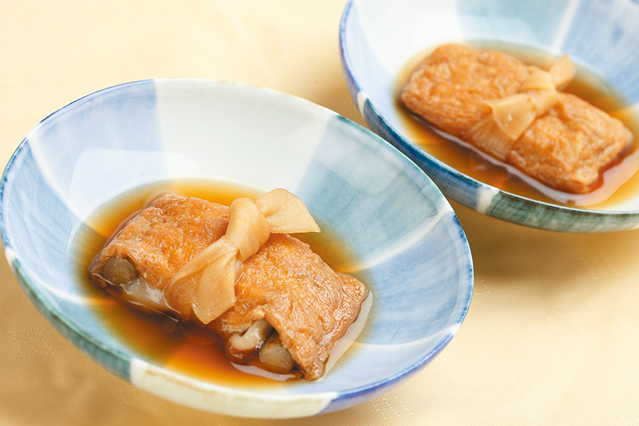 もちの油揚げ巻き