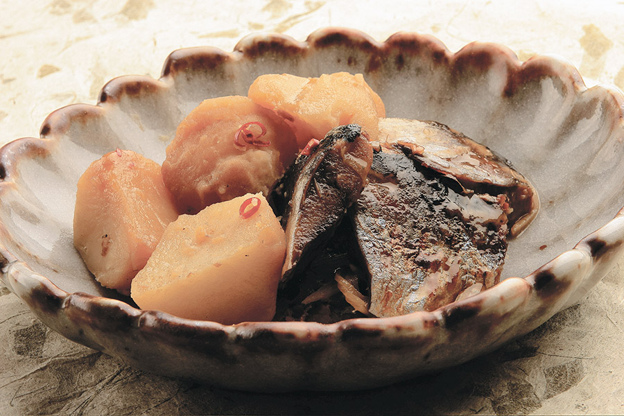 身がきにしんとじゃがいもの甘辛煮