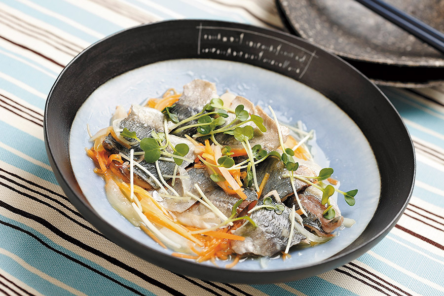 あじのドレッシング煮