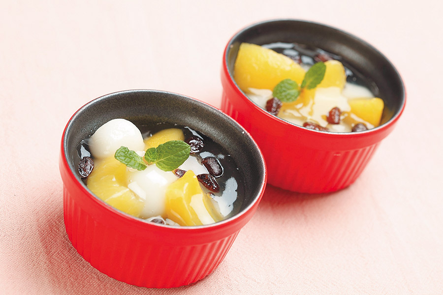 あったか白玉フルーツ