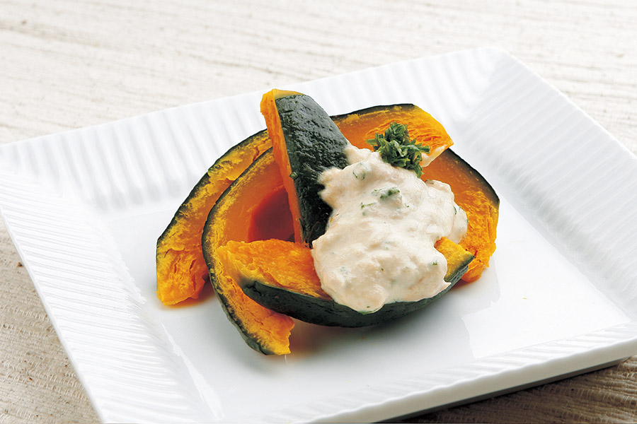 かぼちゃとツナのサラダ