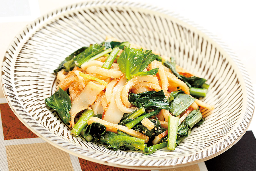 たらこ焼きうどん